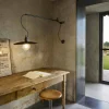 Applique Vintage in Ottone con Braccio Movibile - Meridiana Aldo Bernardi
