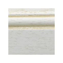 Armadio in Legno Bianco Patinato con 2 Ante Made in Italy - Agni