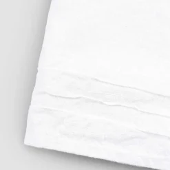 Asciugamano da Bagno in Lino Pesante Bianco Lusso Italiano Artigianale - Jojoba