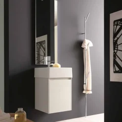 Attaccapanni da Terra di Design Moderno in Metallo Bianco o Cromo - Kottac