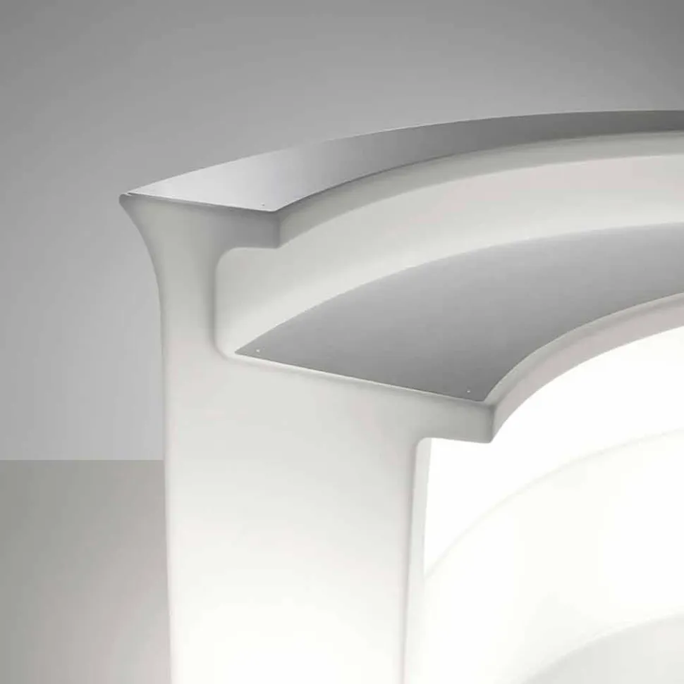 Bancone bar luminoso da esterno moderno Slide Break Bar made in Italy