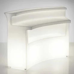 Bancone bar luminoso da esterno moderno Slide Break Bar made in Italy