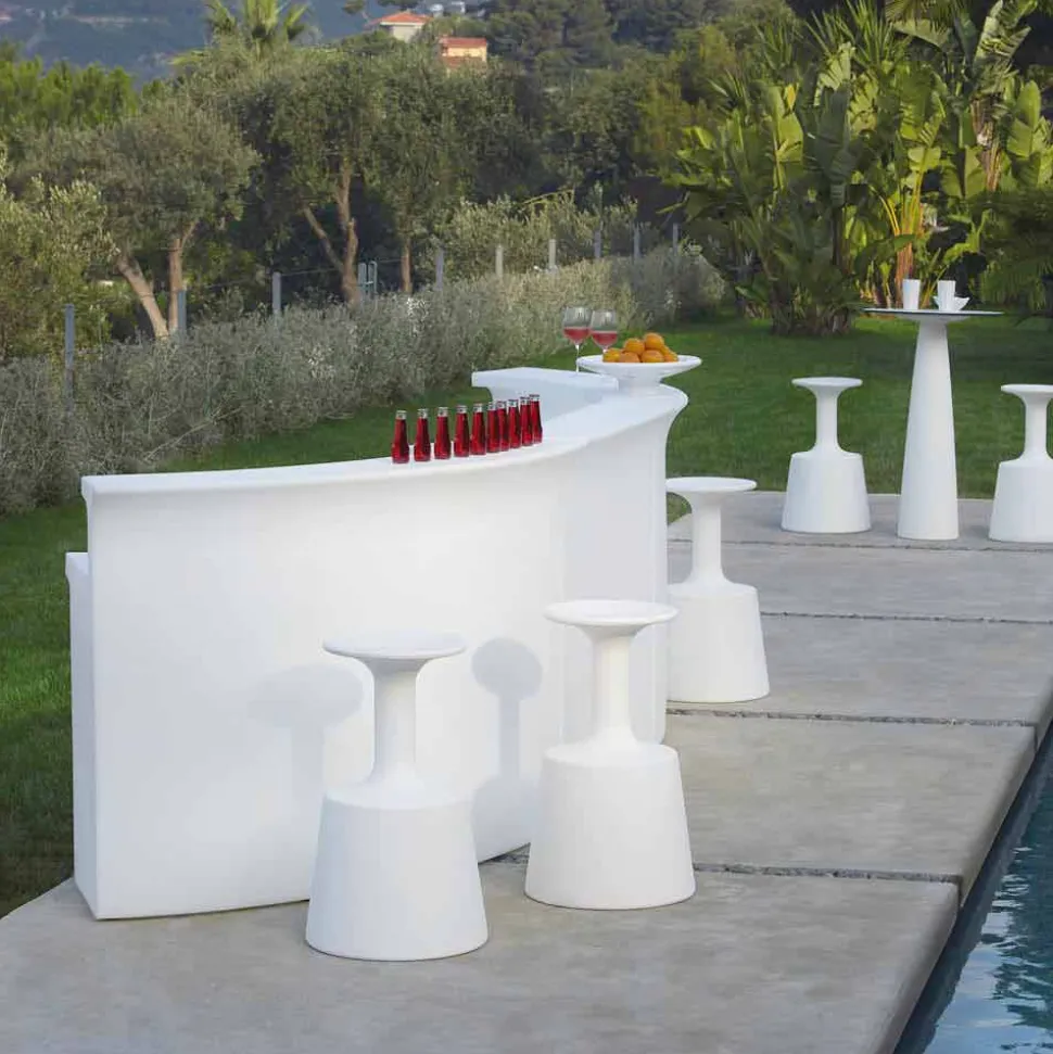 Bancone bar luminoso da giardino design moderno Slide Break Line