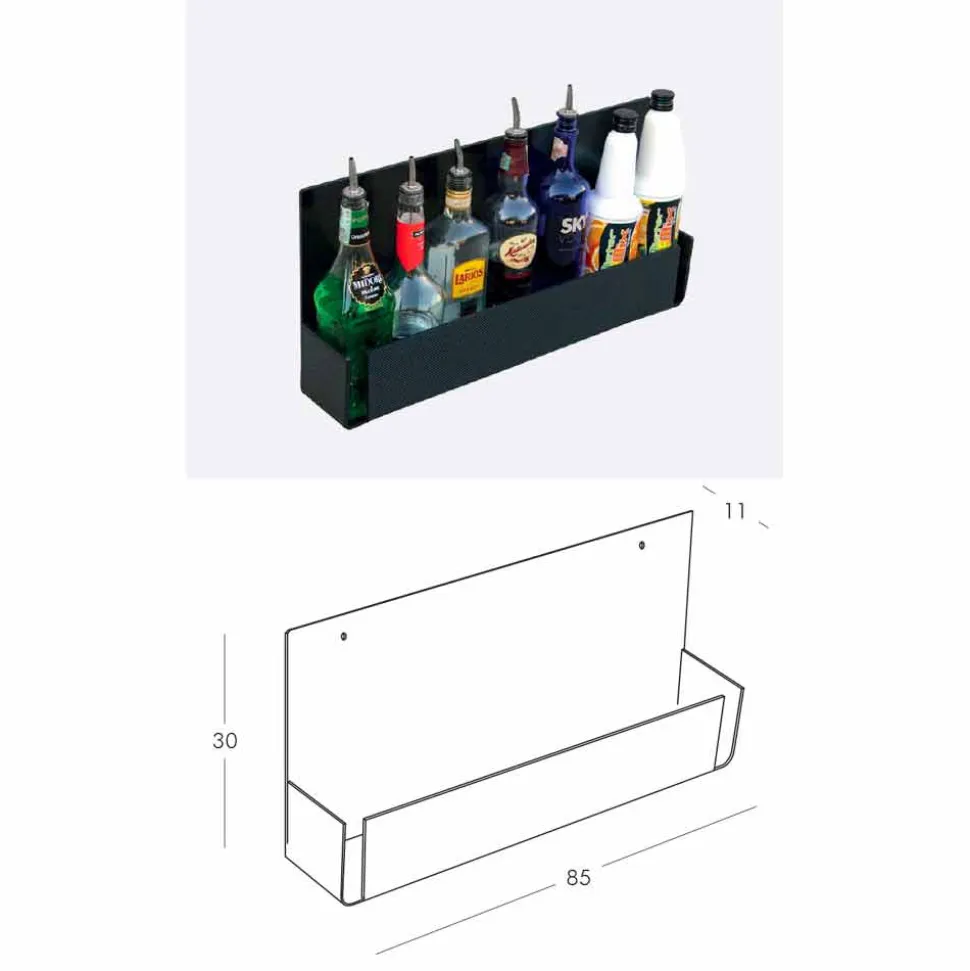 Bancone bar luminoso da giardino design moderno Slide Break Line