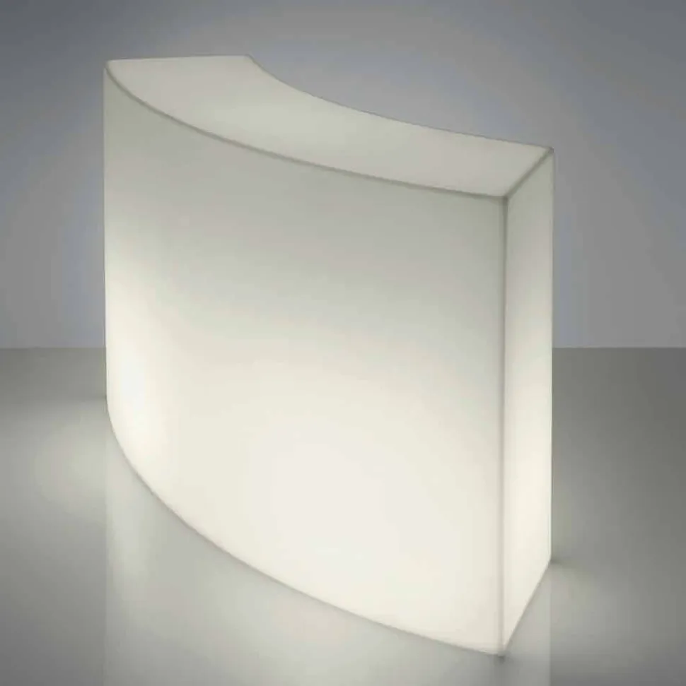 Bancone bar luminoso modulare per giardino Slide Snack Bar