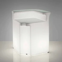 Bancone luminoso angolare da esterno Slide Break Corner,made in Italy