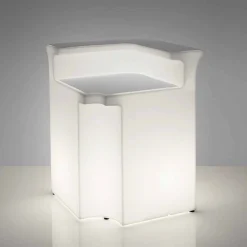 Bancone luminoso angolare da esterno Slide Break Corner,made in Italy