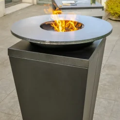Barbecue a Legna con Piastra Cottura e Vano Porta Legna - Ferran