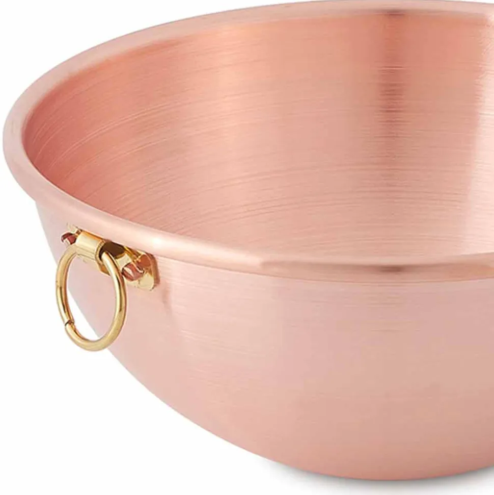 Bastardella Semisferica in Rame Massiccio con Anello 36 cm - Giampiero