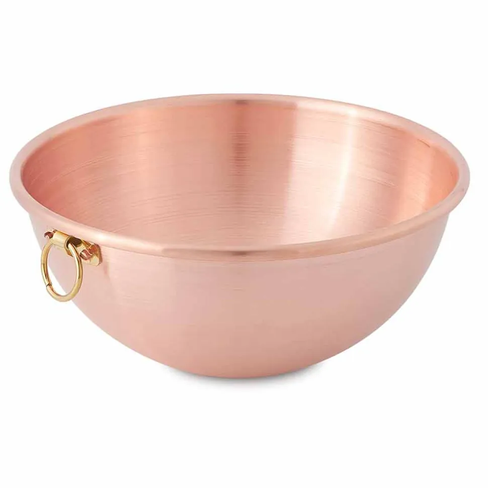 Bastardella Semisferica in Rame Massiccio con Anello 30 cm - Giampiero