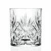 Bicchiere Double Old Fashioned, Stile Vintage Eco Cristallo 12 Pezzi - Cantabile