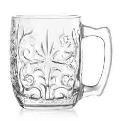 Bicchiere Tazza per Moscow Mule in Eco Cristallo Decorato 8 Pz - Destino