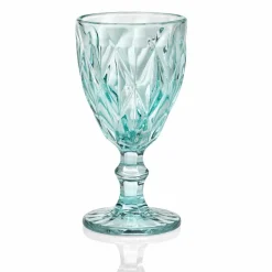 Bicchieri Calici Vino Colorati in Vetro di Design Moderno 12 Pezzi - Timon