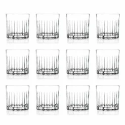 Bicchieri Lowball Tumbler Basso Old Fashioned per Cockatil 12 Pezzi - Senzatempo