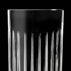 12 Bicchieri Tumbler Alti Highball in Eco Cristallo Decorato - Senzatempo