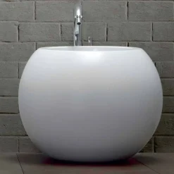 Bidet da Terra a Forma di Sfera in Ceramica Colorata Fanna