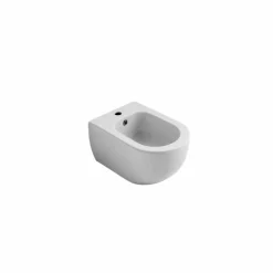 Bidet sospeso in ceramica design moderno Star 55x35cm made in Italy