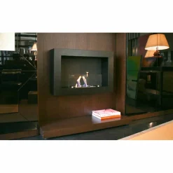 Biocamino da parete design moderno modello Blake