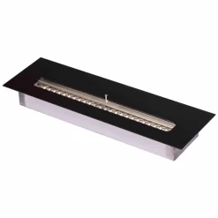 Bruciatore Bioetanolo in Acciaio Inox per Camino Lineare Made in Italy - Brandon