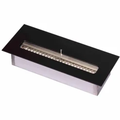 Bruciatore Bioetanolo in Acciaio Inox per Camino Lineare Made in Italy - Brandon