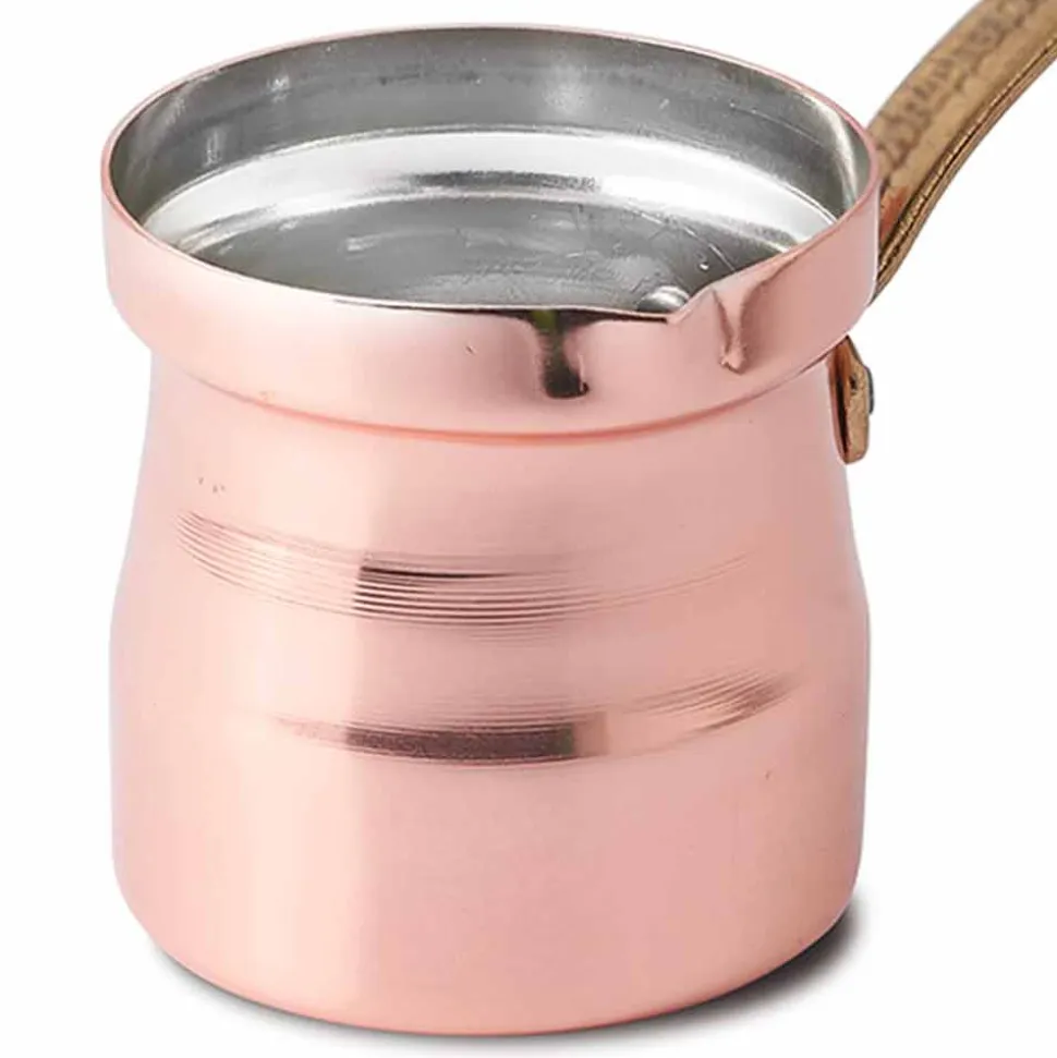 Caffettiera Turca in Rame Stagnato a Mano Design Made in Italy - Gianlorenzo