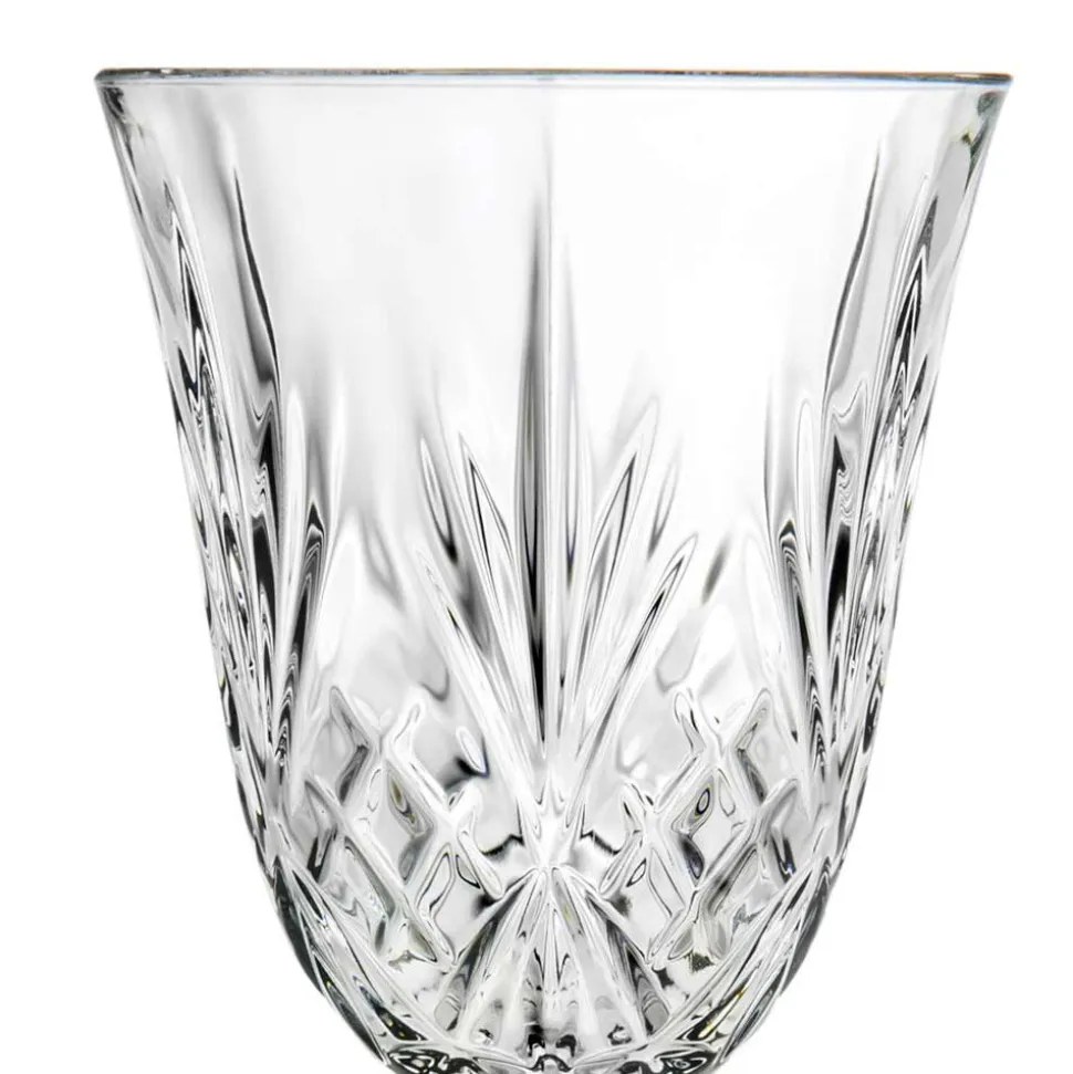 12 Calici Vino, Acqua, Cocktail in Cristallo Ecologico Stile Vintage - Cantabile