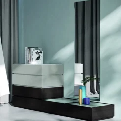 Camera da Letto a 7 Elementi Stile Moderno Arredamento Made in Italy - Polinesia