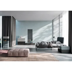 Camera da Letto a 7 Elementi Stile Moderno Arredamento Made in Italy - Polinesia