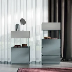 Camera da Letto a 7 Elementi Stile Moderno Arredamento Made in Italy - Polinesia