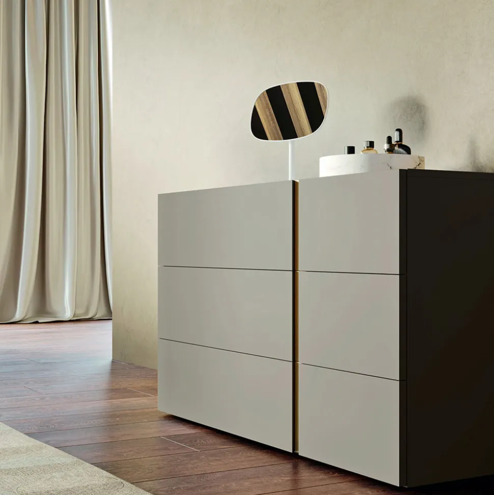 Camera da Letto a 5 Elementi Stile Moderno Made in Italy Alta Qualità - Preziosa