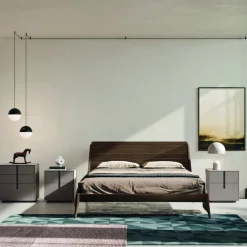 Camera da Letto Completa a 5 Elementi in Stile Moderno Made in Italy - Savanna