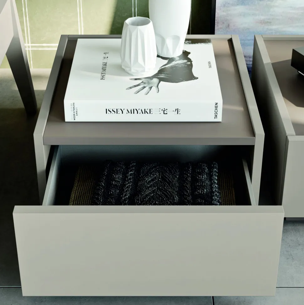 Camera da Letto Moderna a 5 Elementi in Stile Moderno Made in Italy - Melodia
