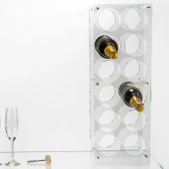 Cantinetta Porta Bottiglie Plexiglass Trasparente Made in Italy - Whines