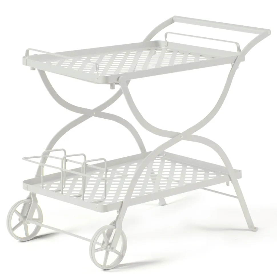 Carrellino Portavivande da Giardino in Acciaio Zincato Made in Italy - Selvaggia