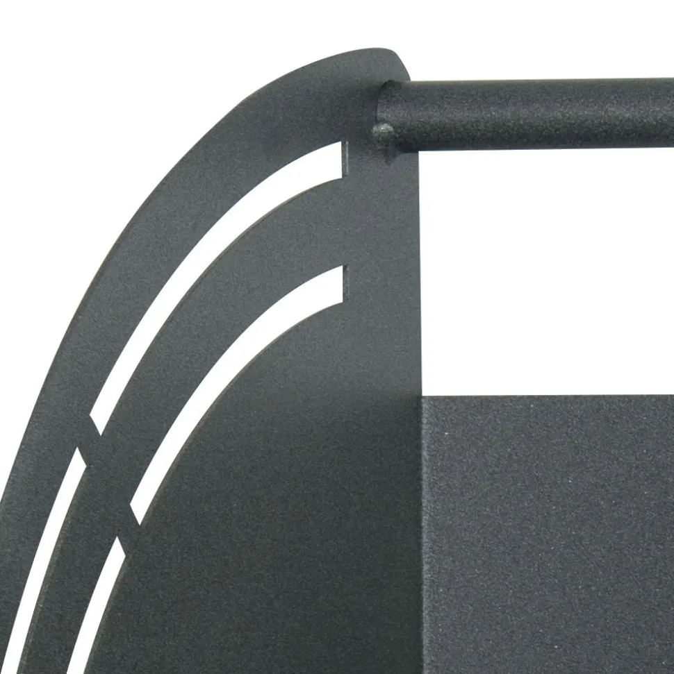 Carrello Portalegna in Metallo e 4 Ruote Made in Italy - Coccinella
