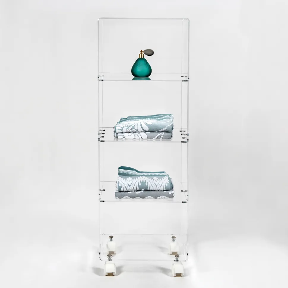 Carrello Portaoggetti da Cucina in Plexiglass Made in Italy - Ercolano