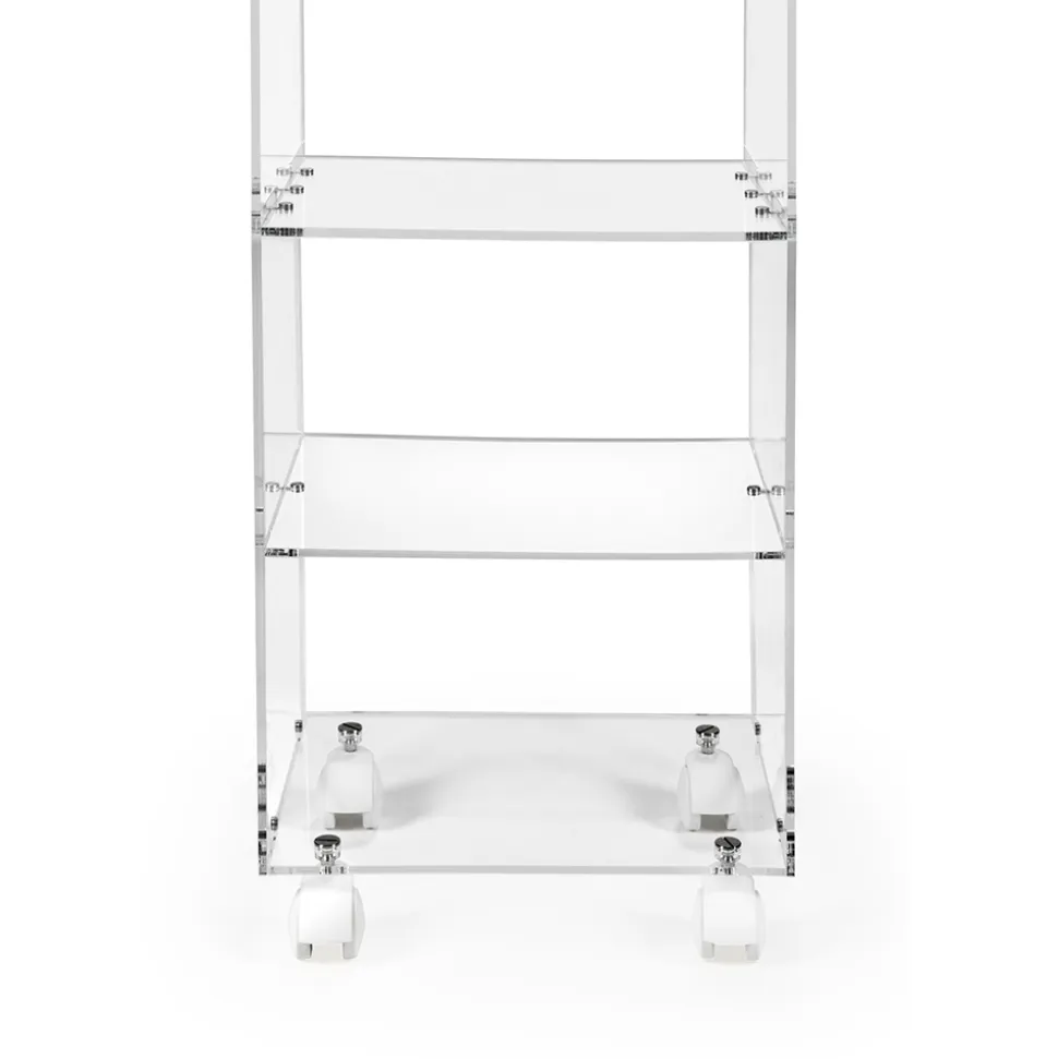 Carrello Portaoggetti da Cucina in Plexiglass Made in Italy - Ercolano