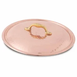 Casseruola Media in Rame Stagnato a Mano Tonda con 2 Manici 20 cm - Gianfranco