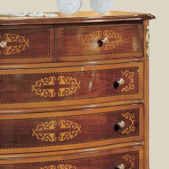 Cassettiera Camera da Letto Classica in Legno Made in Italy - Katerine