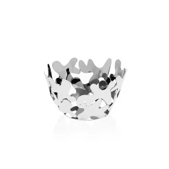 Centrotavola Rotondo Design Contemporaneo Metallo Argentato Decorato - Cordoba
