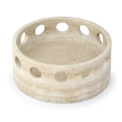 Centrotavola/Svuotatasche in Marmo Satinato Made in Italy - Hinata