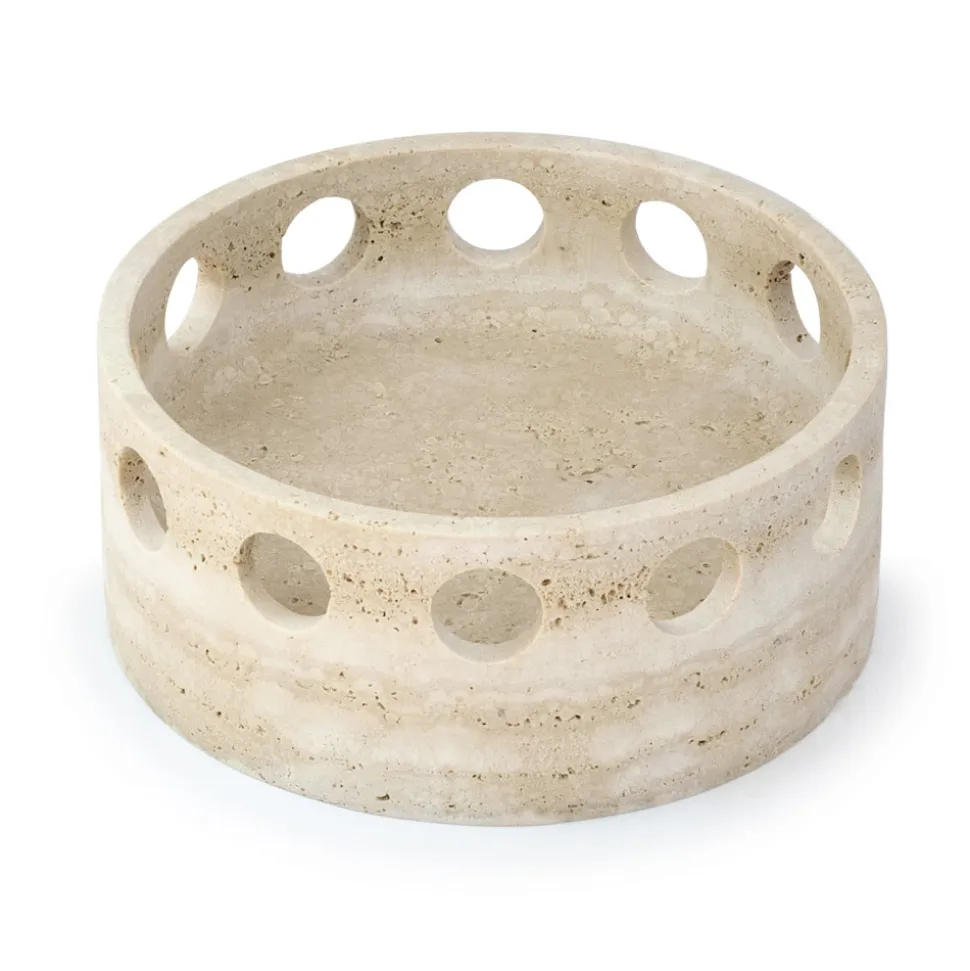 Centrotavola/Svuotatasche in Marmo Satinato Made in Italy - Hinata