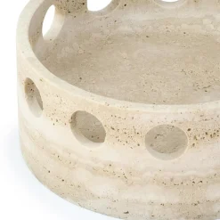 Centrotavola/Svuotatasche in Marmo Satinato Made in Italy - Hinata