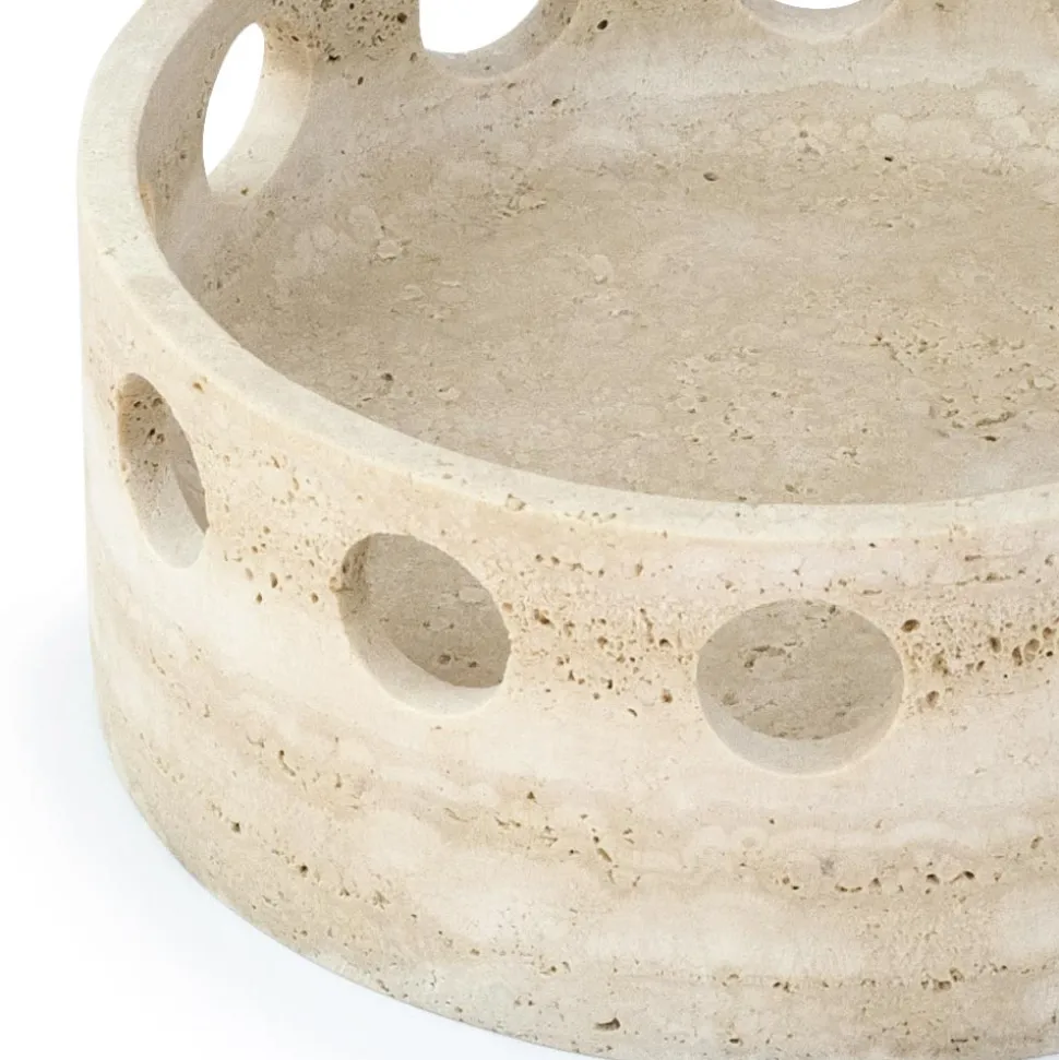 Centrotavola/Svuotatasche in Marmo Satinato Made in Italy - Hinata