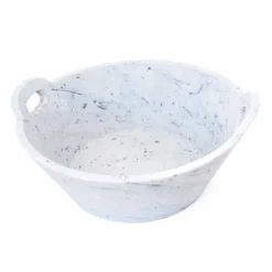 Cestello in Marmo Bianco di Carrara di Design di Lusso Italiano - Tinozzo
