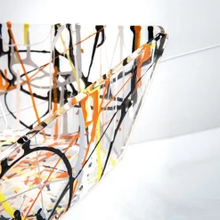 Cestino Portapane Plexiglass Multicolor Design Made in Italy - Multibread