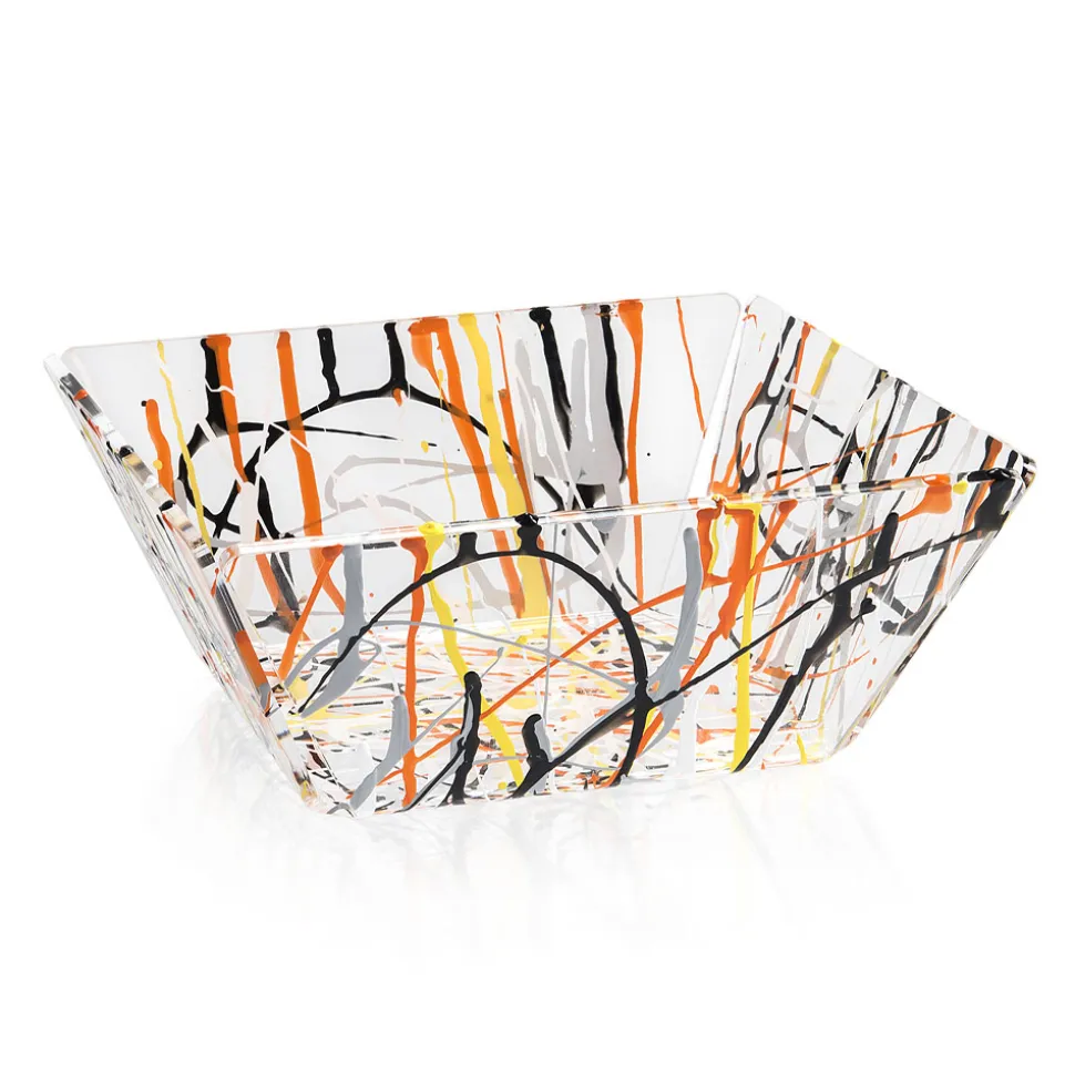 Cestino Portapane Plexiglass Multicolor Design Made in Italy - Multibread
