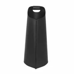 Cesto porta pellet da interno in cuoio 15 Kg di design Sapel