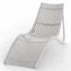 Chaise Longue da Esterno di Design Bianco o Ecru, 4 Pezzi - Ibiza by Vondom