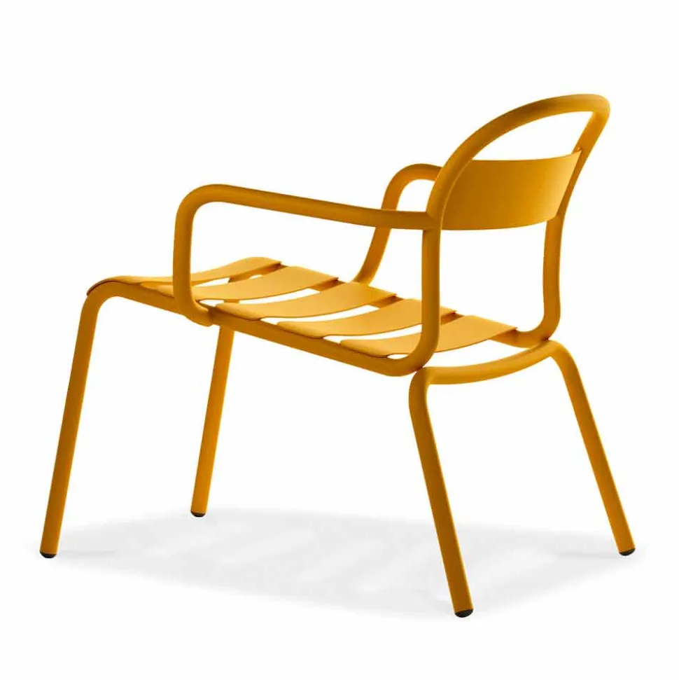 Chaise Longue da Esterno Impilabile in Alluminio Made in Italy, 2 Pezzi - Shyla